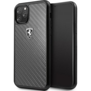 Ferrari SF Carbon Hard Case - iPhone 11 Pro (5.8'') - Zwart