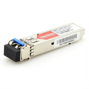 Cisco ONS-SI-155-L2 Compatible OC-3/STM-1 LR-2 SFP 1550nm 80km DOM Transceiver Module