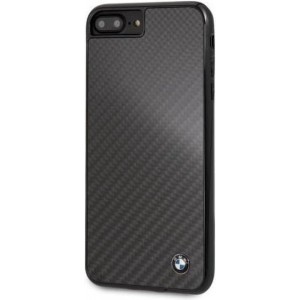 BMW Carbon Fiber Backcover Hoesje iPhone 8 Plus / 7 Plus / 6S Plus / 6 Plus - Zwart