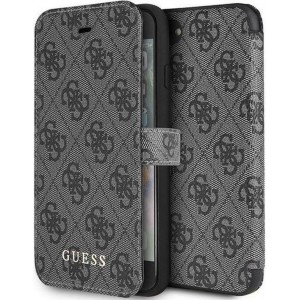 Guess 4G Book Case - Apple iPhone 8 (4.7") - Grijs