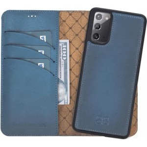 Bouletta - iPhone 12 Pro Max - Lederen BookCase - Mystic Blue