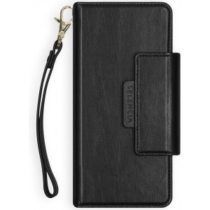 Selencia Surya 2-in-1 Uitneembare Vegan Lederen Bookcase iPhone Xr hoesje - Zwart