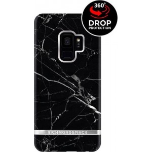 Richmond & Finch Black Marble for Galaxy S9 SILVER DETAILS