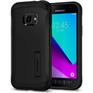 Hoesje  Samsung Galaxy Xcover 4/4S - Spigen Slim Armor Case - Zwart