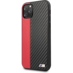 BMW M-serie koolstofvezeleffect met streep voor Iphone 11 PRO MAX