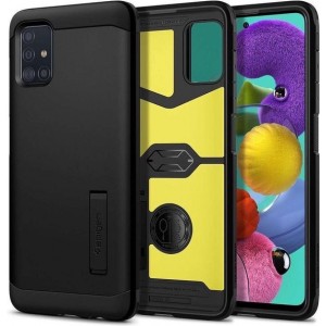 Hoesje Samsung Galaxy A51 - Spigen Tough Armor Case - Zwart