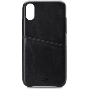 Senza Pure Leather Cover with Card Slot Apple iPhone Xs Max Deep Black