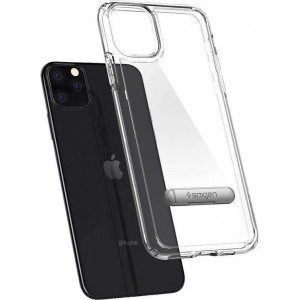 Hoesje Apple iPhone 11 Pro Max - Spigen Ultra Hybrid Case S - Transparant/Doorzichtig