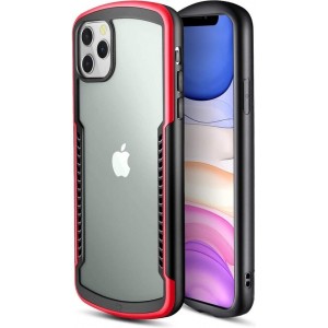 ShieldCase schokbestendig hoesje iPhone 11 - rood met Privacy Glas