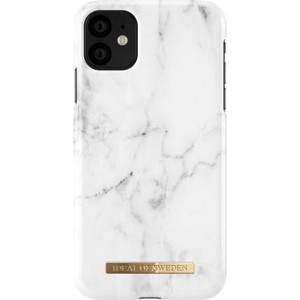 iDeal of Sweden Fashion Apple iPhone 11 Hoesje White Marble