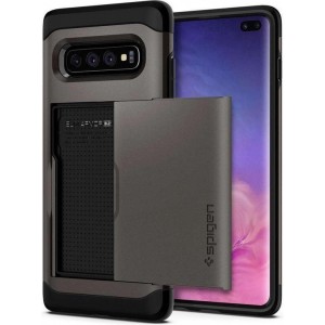 Spigen Slim Armor CS Samsung Galaxy S10 Plus  Hoesje Gunmetal