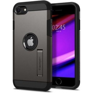 Spigen Tough Armor Apple iPhone SE (2020) Hoesje - Gunmetal