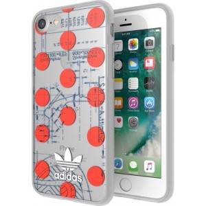 adidas OR Clear Case 70S FW17 for IPhone 6/6s/7/8/SE 2G red/white