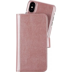 Holdit iPhone X, wallet extended II magnetisch, roze