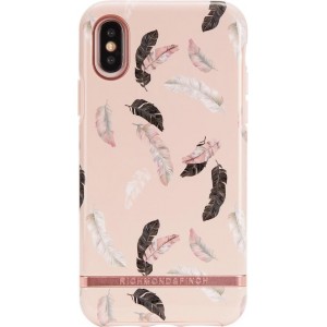 Richmond & Finch Feathers - Rose gold details for iPhone X pink