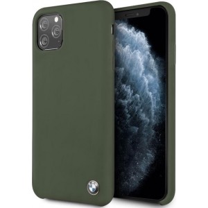 iPhone 11 Pro Max Backcase hoesje - BMW - Effen Groen - Silicone