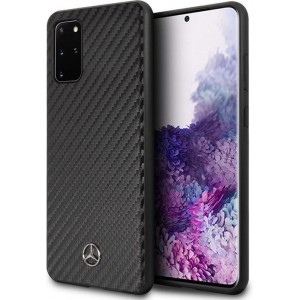 Samsung Galaxy S20+ Backcase hoesje - Mercedes-Benz - Effen Zwart - Kunstleer