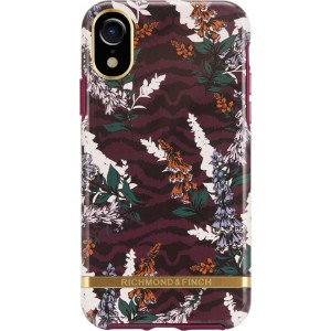 Richmond & Finch Floral Zebra - Gold details for iPhone XR colourful