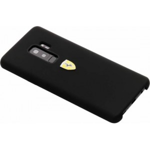 Ferrari Zwart Silicone Hard Case Samsung Galaxy S9 Plus