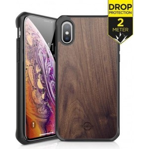 ITSKINS Level 2 HybridFusion for Apple iPhone X/Xs Dark Wood