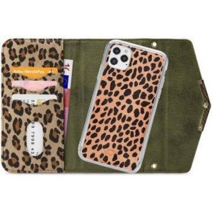 Mobilize Velvet Clutch Apple iPhone 12 / 12 Pro Hoesje - Leopard