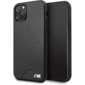 Apple iPhone 11 Pro BMW Backcover PU Leather - Zwart