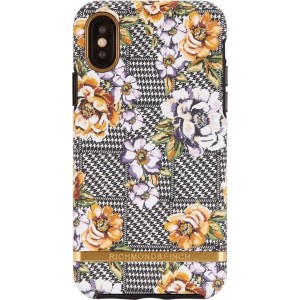 Richmond & Finch Floral Tweed - Gold details for iPhone XS Max colourful