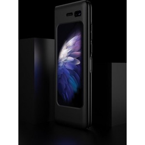 Basichoesjes Samsung Galaxy Fold ultra dun Beschermhoesje Prism Zwart