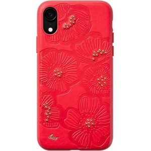 LAUT - iPhone Xr Hoesje - Back Case Flora Rood