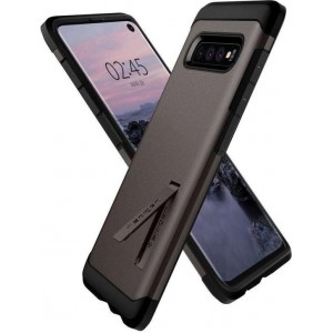 Hoesje Samsung Galaxy S10 - Spigen Tough Armor Case - Zilver