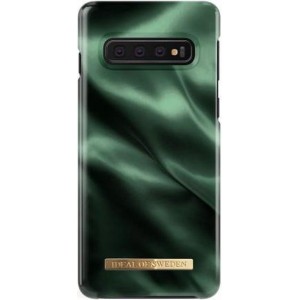 iDeal of Sweden Samsung Galaxy S10 Fashion Hoesje Emerald Satin