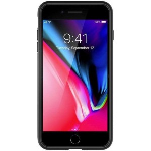 Hoesje Apple iPhone 8 Plus - Spigen Ultra Hybrid 2 Case - Zwart