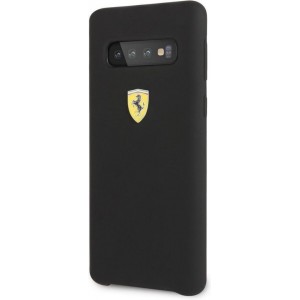 Ferrari Off-Track Silicone Case voor Samsung Galaxy S10 - Zwart