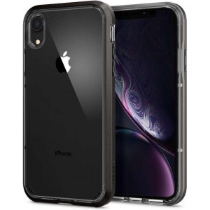 Spigen Neo Hybrid Crystal Apple iPhone Xr Hoesje - Gunmetal