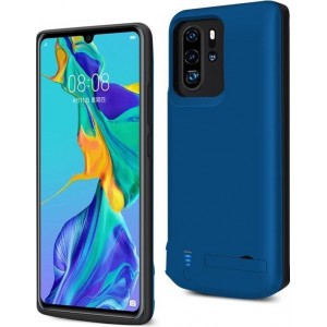 Lunso - Battery Power Case hoes - Huawei P30 Pro - 5000 mAh - Blauw