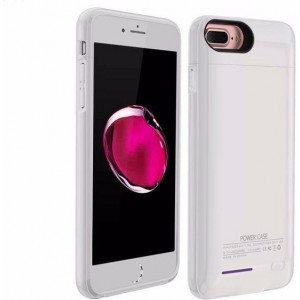 Wicked Narwal | Powerbank case hoes voor iPhone 6 / 6s / 7 3000 mAh Wit