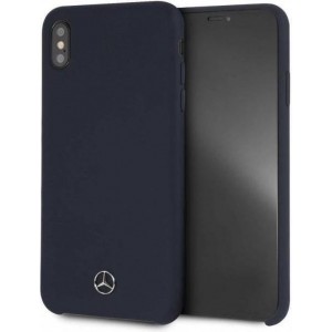 Mercedes-Benz Blauw Silicone Case iPhone X / XS