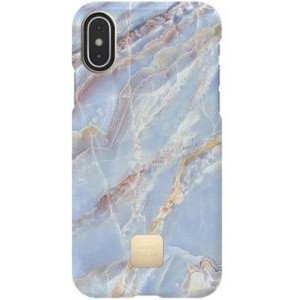 Happy Plugs iPhone X/XS case Blue Quartz