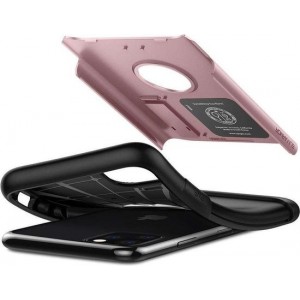 Hoesje Apple iPhone 11 Pro Max - Spigen Slim Armor Case - Rosé Goud