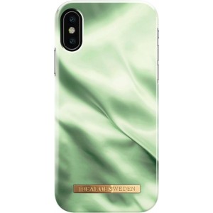 iDeal of Sweden iPhone XS / X Fashion Hoesje Pistachio Satin